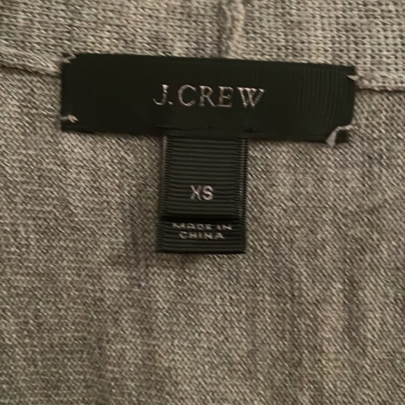 Gray J.Crew open cardigan - Picture 2 of 3